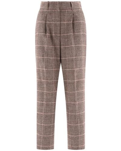Peserico Flannel Trousers - Grey
