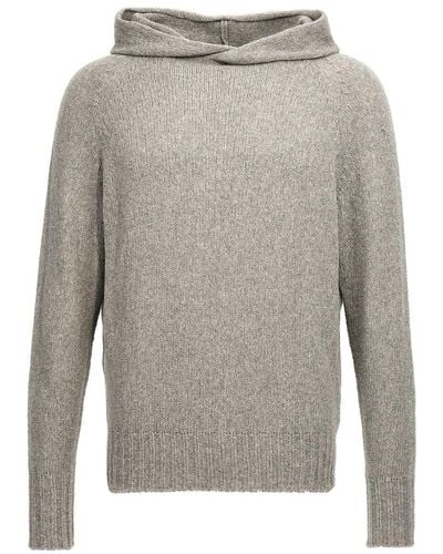 Ma'ry'ya Hooded Sweater - Grey