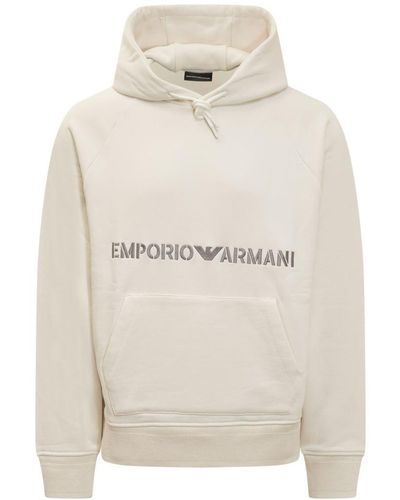 Emporio Armani Sweatshirt With Logo - White