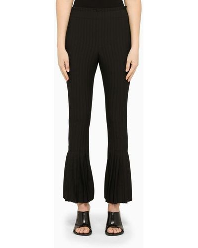 Black Sacai Pants Slacks And Chinos For Women Lyst