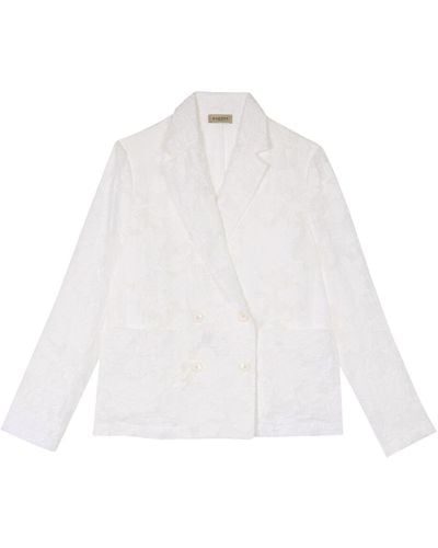 Barena Flower Island Jacket - White