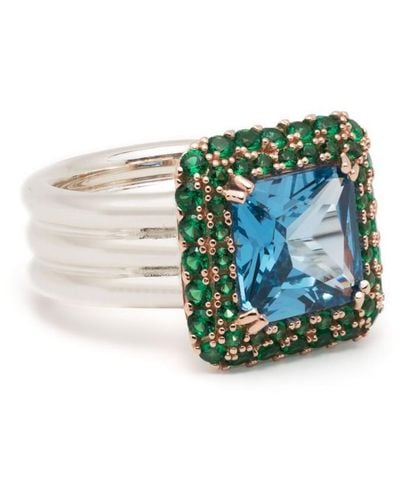 Hatton Labs Crown Stone Ring - Blue