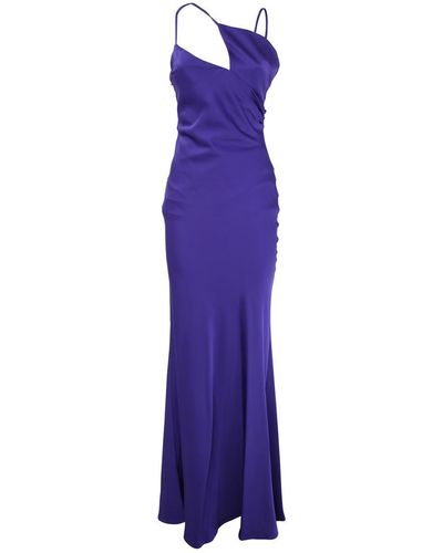 The Attico Melva Long Dress - Purple