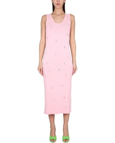 Barrow Viscose Dress - Pink