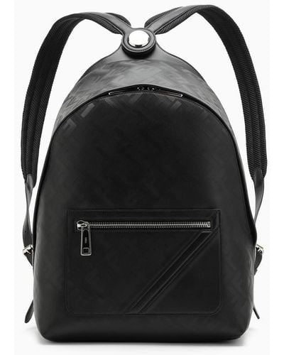Fendi Shadow Diagonal Backpack - Black