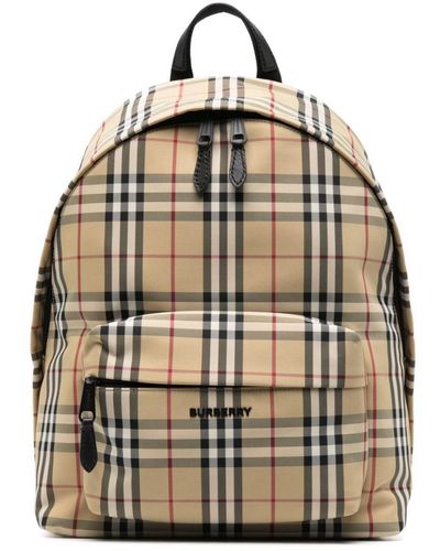 Burberry Backpack Bags - Brown