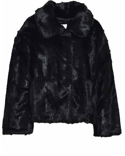 Jakke Katie Faux-fur Coat in Black | Lyst