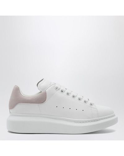 Alexander McQueen And Pink Oversized Sneakers - White