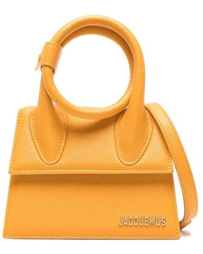 Jacquemus "Le Chiquito Noeud" Hand Bag - Orange
