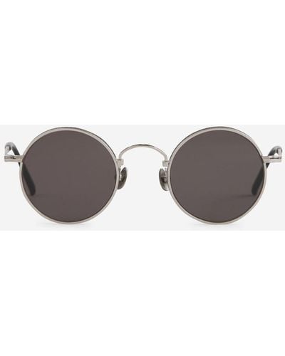 Matsuda M3100 Oval Sunglasses - Gray