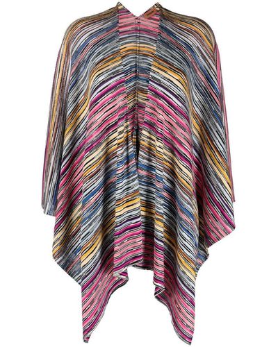 Missoni Wool Blend Cape - Red