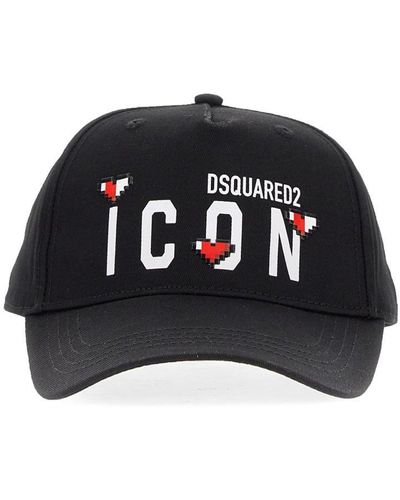 DSquared² Baseball Hat With Logo - Black