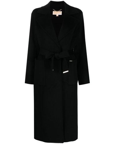 Mk long black coat sale