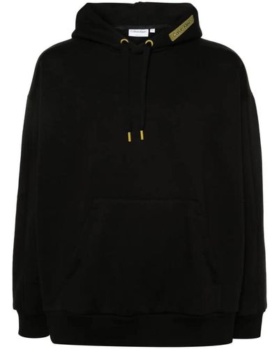 Calvin Klein Grid Logo Modern Comfort Hoodie - Black