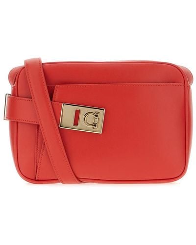 Ferragamo Shoulder Bags - Red