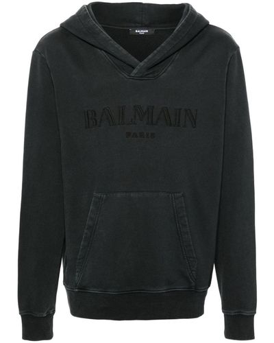 Balmain Sweaters - Black