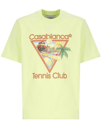 Casablancabrand T-Shirts And Polos - Yellow