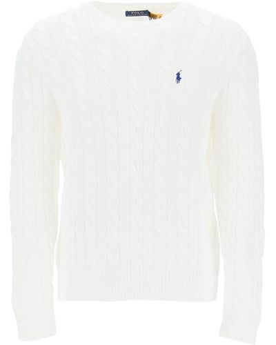 Polo Ralph Lauren Cotton-Knit Sweater - White