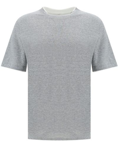 Brunello Cucinelli T-Shirt - Gray