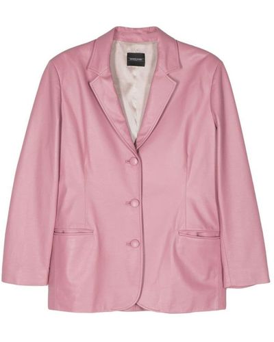 Simonetta Ravizza Leather Jackets - Pink