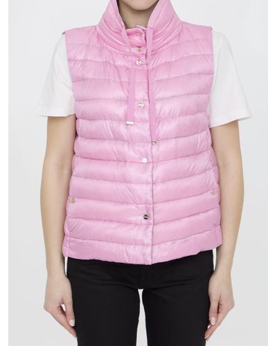 Herno Reversible Vest - Pink