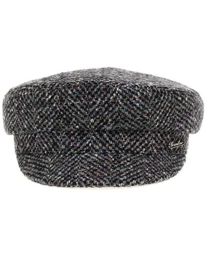 Borsalino Sequin Hat Hats - Grey