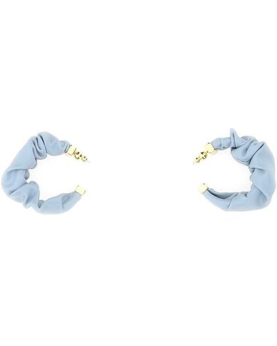 Cult Gaia Sanura Ruched Earrings - White