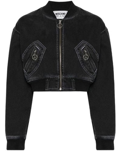 Moschino Jeans Outerwears - Black