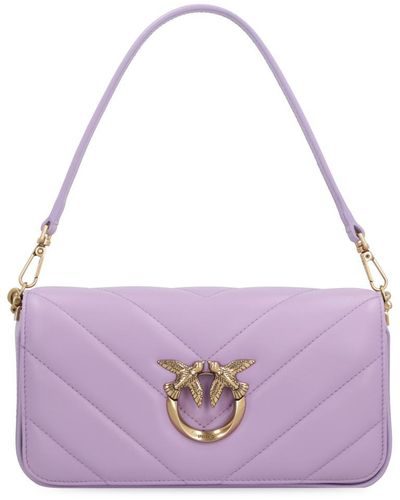 Pinko 'mini Love Bag Click Baguette' Bag - Purple