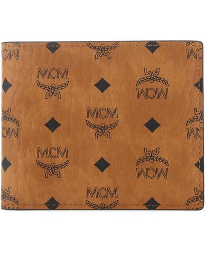 MCM M-veritas Bi-fold Wallet - Brown