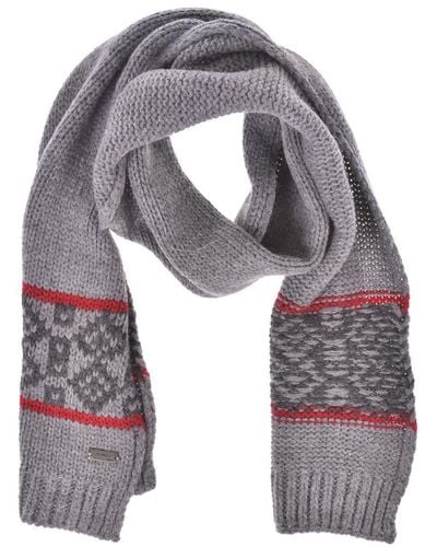 Daniele Alessandrini Scarf Scarves Foulard - Grey