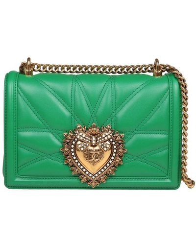 Dolce & Gabbana Medium Devotion Bag - Green