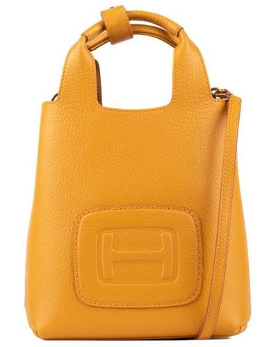 Hogan Shopping Mini H-Bag - Orange