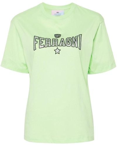 Chiara Ferragni T-shirts And Polos - Green