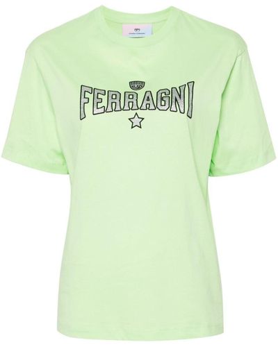 Chiara Ferragni T-shirts And Polos - Green