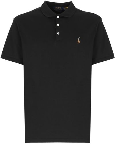 Ralph Lauren Polo Shirt With Pony - Black
