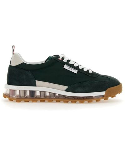 Thom Browne Trainer With Logo - Green