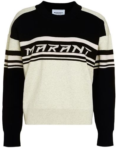 Isabel Marant Callie Cotton Sweater - Black