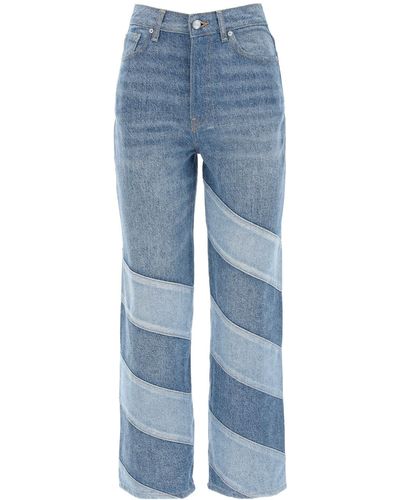 Ganni Missy Cropped Jeans - Blue