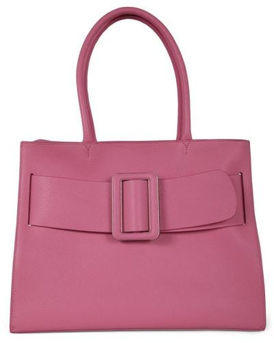 Boyy Leather Bags: Bobby Soft Bag - Pink