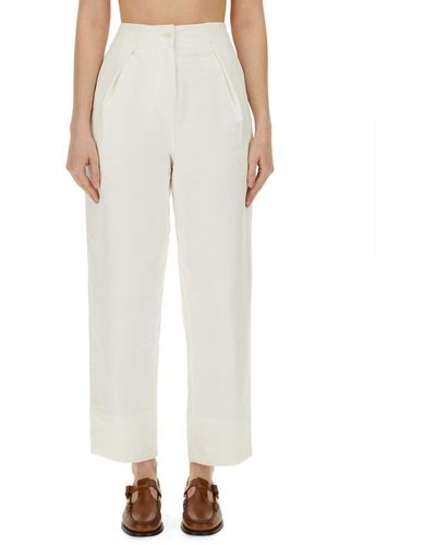 Margaret Howell Cotton Trousers - White