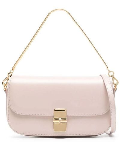 A.P.C. Grace Chaine Clutch Bags - Pink