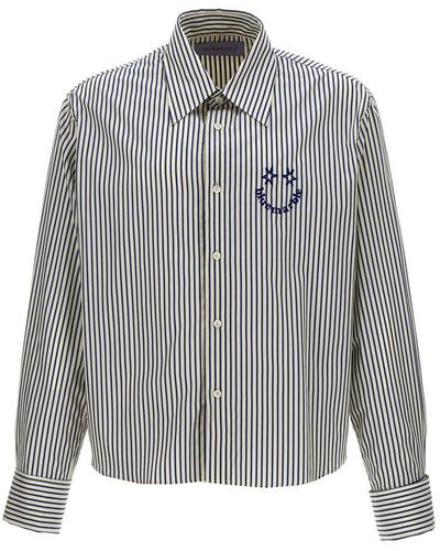 Bluemarble 'Smiley Stripe' Shirt - Grey