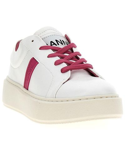 Ganni Sporty Mix Trainers - Pink