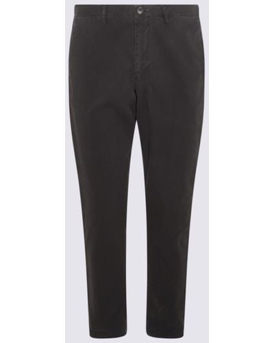 Paul Smith Black Cotton Trousers - Grey