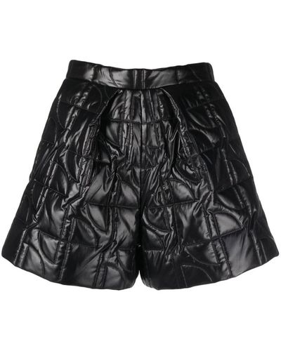 Patou Jp Quilted Shorts - Black