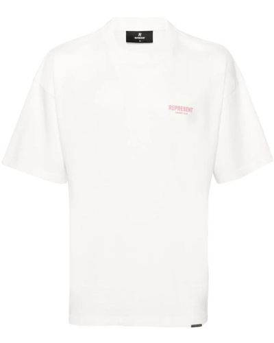 Represent T-Shirts And Polos - White
