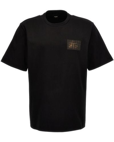 Fendi 'Ff Eclissi' T-Shirt - Black