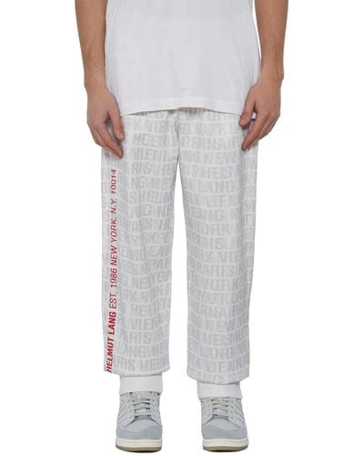Helmut Lang All Over Printed Pants - Gray
