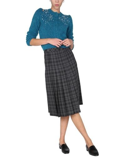 Boutique Moschino Midi Skirt - Blue